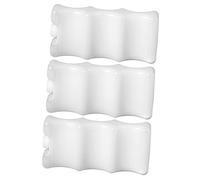 Toyvian 3pcs Contoured Ice Pack for Breastfeeding Moms Reusable Breast Cooler Fit for Storage Bottles Keeps Fresh for Hours for Working and Traveling Moms