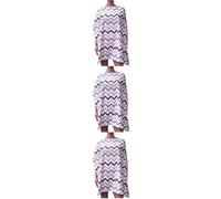 Toyvian 3pcs Cotton Striped Nursing Cover Breathable Breastfeeding Scarf Versatile Stroller Cover for Outdoor Travel Walks Design Random Style