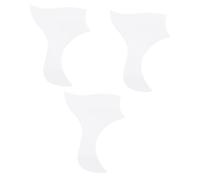 Toyvian 3pcs Creative Guitar Pickguard Stickers Scratch for Guitars Lightweight Pet Material Easy to Use Unique Bird Shape Design