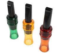 Toyvian 3pcs Crow Decoy Call Whistle Portable Outdoor Hunting Caller
