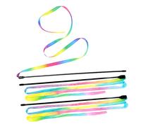 Toyvian 3Pcs Decorative Cat Teaser Wands Interactive Indoor Cat for Fun Playtime Lightweight and Portable Kitten Playthings to Engage and Entertain Your Feline Friend