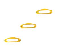Toyvian 3pcs Diy Replacement Guitar Pickup Frame Mounting Ring Single Coil Humbucker Ring Screws for Tl Electric Guitars