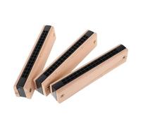 Toyvian 3pcs Double Row Musical Instrument for DIY Assembly Educational for Music Learning and Creativity Exploration