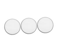 Toyvian 3pcs Drum Head Skin Replacement for Jazz Drums Dual Percussion Cover Film Reduces Vibration for Authentic Sound Quality