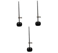 Toyvian 3pcs Drum Pedal Hammer Alloy Replace Part for Drum Foot Pedal Parts Jazz Drumming Accessories
