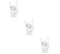 Toyvian 3pcs Drumstick Display Stand Holder for Drum Mallet Bracket in Hand Gesture Shape for Rock Band Beginners