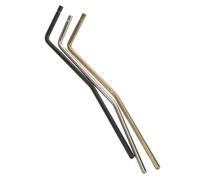 Toyvian 3pcs Electric Guitar Arm, 5mm Metal Whammy Bar, Tremolo Arm Replacement for Electric Guitar, Black, Gold and Chrome, for Repairs and Upgrades, Professional Musicians and Hobbyists