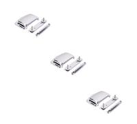 Toyvian 3pcs Electric Guitar Bridge Parts Roller Saddle Tailpiece Set Replacement Kit for Guitar Bridge Tailpiece Strong Construction