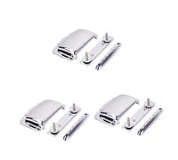 Toyvian 3pcs Electric Guitar Replacement Parts Roller Saddle Bridge Tailpiece Set Strong Construction Diy Kit Full
