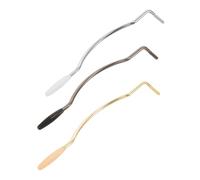 Toyvian 3pcs Electric Guitar Tremolo Arm 6mm Single Tremolo Bridge Arm Curved Structure Vibrato System for Guitar Accessory Whammy Bar