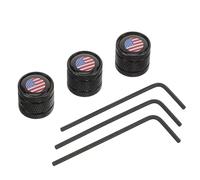 Toyvian 3pcs Electric Guitar Volume and Tone Control Knobs Unique Nation Flag Pattern Material Compact Easy to Use for Replacement of Old Knobs