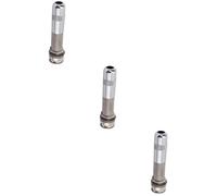 Toyvian 3pcs Endpin Jack Socket Threaded Cylinder Compact Guitar Strap Lock and Bushing Sleeve for Acoustic Electric Guitars Durable Lightweight High Sensitivity Silver