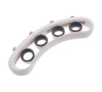 Toyvian 3pcs Finger Expander for Musical Instrument Guitar Training Supply Ukulele Finger Stretcher for Hand Strengtheners Practice White Piano Keyboard