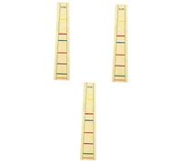 Toyvian 3pcs Finger Position Marker Sticker for Light Yellow Fretboard Label for Beginners Easy to Remove Learning Efficiency and Understanding of Fretboard