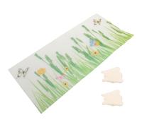 Toyvian 3pcs Flexible Cat Litter Box Splash Guards with Butterfly Clips, Anti-splash Protector for Open Litter Pans, Easy Clean Enclosure for Cat Toilet, Pet Toilet Splash Guards for Home