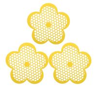 Toyvian 3pcs Floating Bee Watering Stations 8.57 Inch Thick 5mm Bee Drinker Tray for Beekeeping Garden Insect Waterer Outdoor Pollinator Drinking Cups