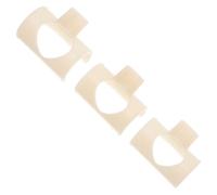 Toyvian 3Pcs Flute Blowing Nozzle Set for Practice Clip-On Embouchure Aid with Wind Director for C/E/D/G/F Tones Bamboo Flute Mouthpiece Accessory for Learning and Air Control