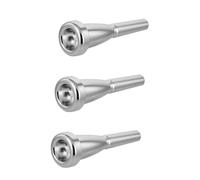 Toyvian 3pcs French Horn Semi-flat Rim Professional Mouthpiece for Music Accessories Enhance Embouchure Play Symphony