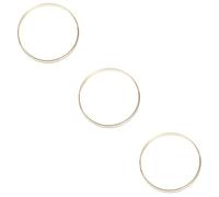 Toyvian 3pcs Golden Guitar Fretwire for Acoustic Guitars Replacement for Standard Fret Wires Performance