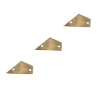 Toyvian 3pcs Guitar Bass Neck String Action Gauge Measuring Ruler Neck Inspection Ruler for Musical Instrument Maintenance and Setup Tools