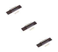 Toyvian 3pcs Guitar Bridge for Acoustic Guitar Includes Bridge Saddle and Nut and Accessories Strings