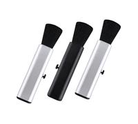 Toyvian 3pcs Guitar Cleaning Brushes Set with Telescopic Foldable Handles for Dust and Debris Removal, Includes Guitar Wool Cleaners for Ukulele, Guzheng, and Piano Maintenance