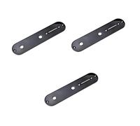 Toyvian 3pcs Guitar Control Plate Guitar Control Cavity Cover Wiring Cover Metal Plate for Electric Wire and Classic Style Guitar for Bridge and Pickguard Tremolo Cavity Back