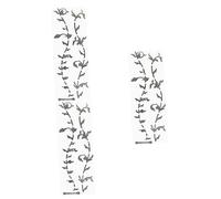 Toyvian 3pcs Guitar Fingerboard Sticker Botanical Aesthetic French Stickers Easy Peel off Decals for Guitar