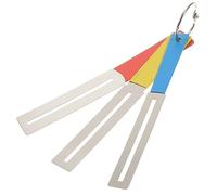 Toyvian 3pcs Guitar Fretboard Protectors Metal Shim Fret Wire File Guitar Neck Shim Tool Kit Random Color