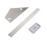 Toyvian 3pcs Guitar Measuring Tool String Action Ruler Gauge Notched Straight Edge Kit