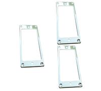 Toyvian 3pcs Guitar Pickup Mounting Ring Humbucker Pickup Frame Metal Ring Mount Easy Install Shiny Finish
