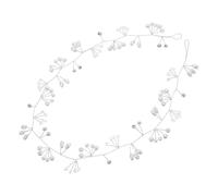 Toyvian 3pcs Handcrafted Pearl Wedding Hairband Soft Chain Rhinestone Bridal Hair Vine for Bridesmaids Flower Elegant Hair Jewellery Accessories