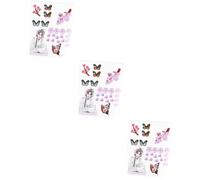 Toyvian 3pcs Inlay Sticker Fret Markers Guitar Fretboard Decals Vinyl Stickers for Electric Acoustic Guitars Easy Peel No Residue for Music Enthusiasts