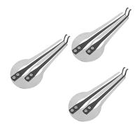 Toyvian 3pcs Instrument Metal Jews Harp Portable Mouth Organ Jew's Harp for Relaxation