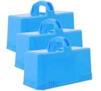 Toyvian 3Pcs Kids Snow Molds for Winter Fun Toys for Ages 8-12 Portable Snow Mold Makers for Battles and Sandcastle Construction Random Color