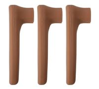 Toyvian 3pcs Knob Covers Decorative Door Knob Silicone Door Handle Protective Cover Handle Collision Pad Crash Pad Kitchen Cabinet Anti-Collision Coffee