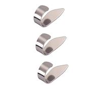 Toyvian 3pcs Lab Stainless Steel Thumb Picks for Guitar Ukulele Lightweight Thumb Picks for Professional Use