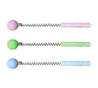 Toyvian 3Pcs Massage Hammer Body Massager with Silicone Spring for Meridian Tapping on Neck and Back, Designed for Muscle Therapy and Blood Flow