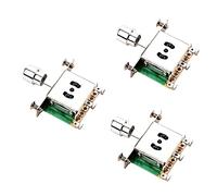 Toyvian 3pcs Metal Guitar Toggle Way Pickup for Electric Guitar Construction Smooth and Musicians