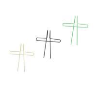 Toyvian 3pcs Metal Music Score Clips Page Separator and Bookmark for Piano Sheet Music Random Color Book Page Holder