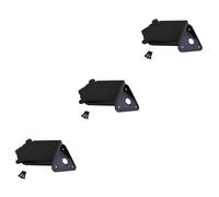 Toyvian 3pcs Metal Triangle Mandolin Tailpiece Screws Mandolin Parts Improve Tone Volume Easy String Changes Decorative Coverplate