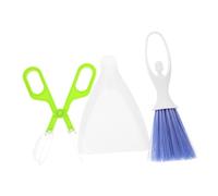 Toyvian 3PCS Mini Dustpan and Broom Small Animals Durable Hamster Cage Cleaner Efficient Waste Sweeper for Guinea Pigs Chinchillas Hedgehogs and More
