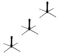 Toyvian 3pcs Multi-functional Flute Clarinet Stand Lightweight and Portable for Home and Studio for Musicians