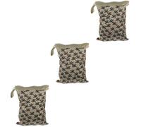 Toyvian 3pcs Multipurpose Travel Diaper Bag Washable Organizing Pouch for Diapers Toys Napkins Compact Lightweight Changing Bag for Outdoors Travel