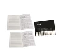 Toyvian 3pcs Music Staff Notebook Compact Manuscript for Guitar and Piano Beginners Thick Smooth Writing for Practice and Lessons Lightweight and Portable Music Score Notebooks