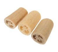 Toyvian 3Pcs Natural Loofah Molar Slices for Hamsters Teeth Grinding for Healthy Chewing Compact Playthings to Encourage Exercise Reduce Loneliness