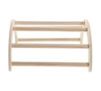 Toyvian 3pcs Natural Wooden Chicken Perch Durable Bird Stand for Coop for Chicks to Birds Safe Roosting Bar for Macaws Parrots More Sticks
