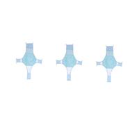 Toyvian 3pcs Non-Slip Bath Seat Support Net Inflatable Bath Products Newborn Boy Girl Shower Mesh Seat Support for Comfortable Experience