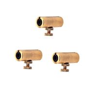 Toyvian 3pcs Note Mute Tone for Instruments Construction Easy to Install Sound Quality Golden