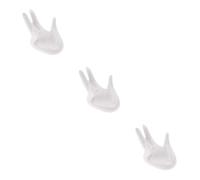 Toyvian 3pcs Ocarina Display Accessories Ceramic Base Hand Shaped Holder for Ocarina Flute Musical Instrument Collector Stand for Home Decoration and Music